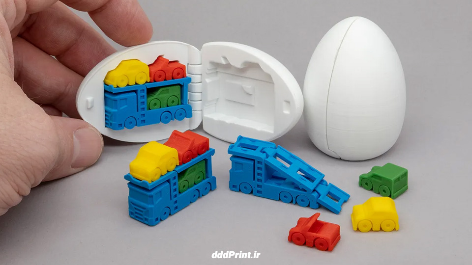 ساخت اسباب بازی تخم مرغ شانسی با پرینت سه بعدی